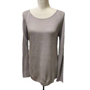 Antonio Fusco Virgin Wool Classic Crewneck Gray Sweater Made in Italy Size 10